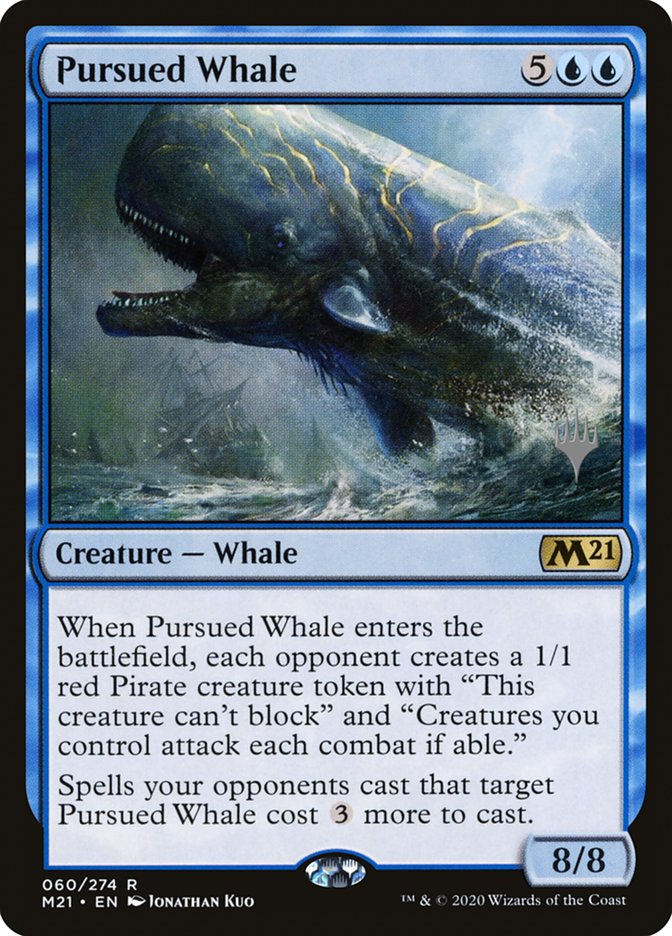 Pursued Whale (Promo Pack) [Core Set 2021 Promos] | Mega City Incorporated