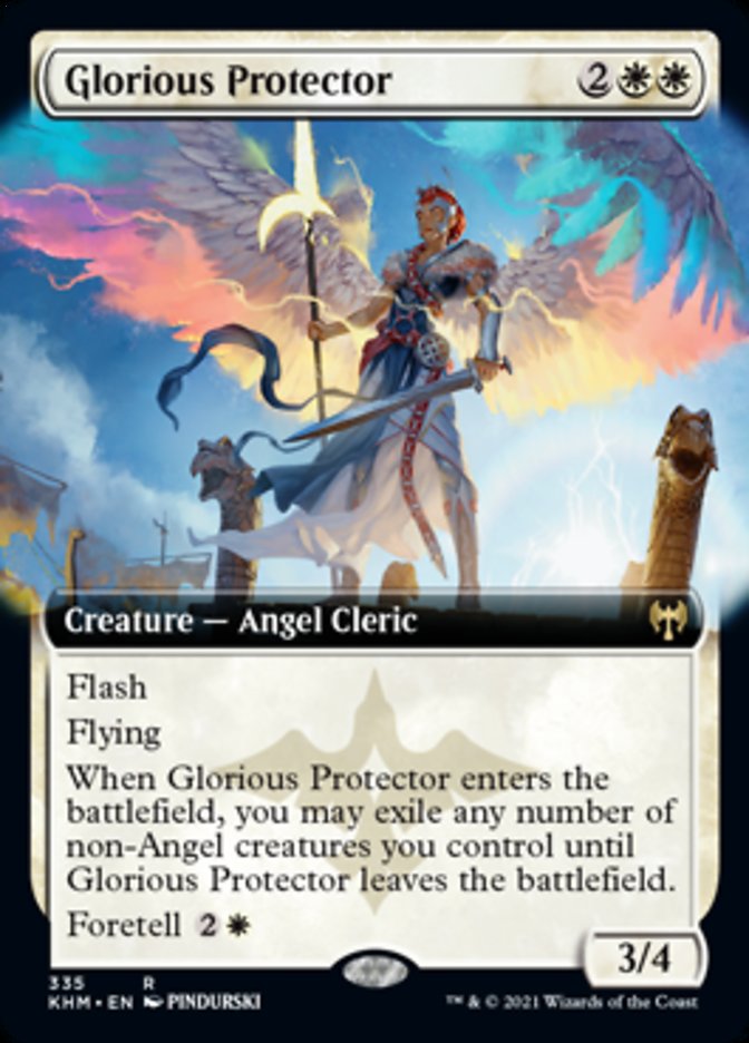 Glorious Protector (Extended Art) [Kaldheim] | Mega City Incorporated