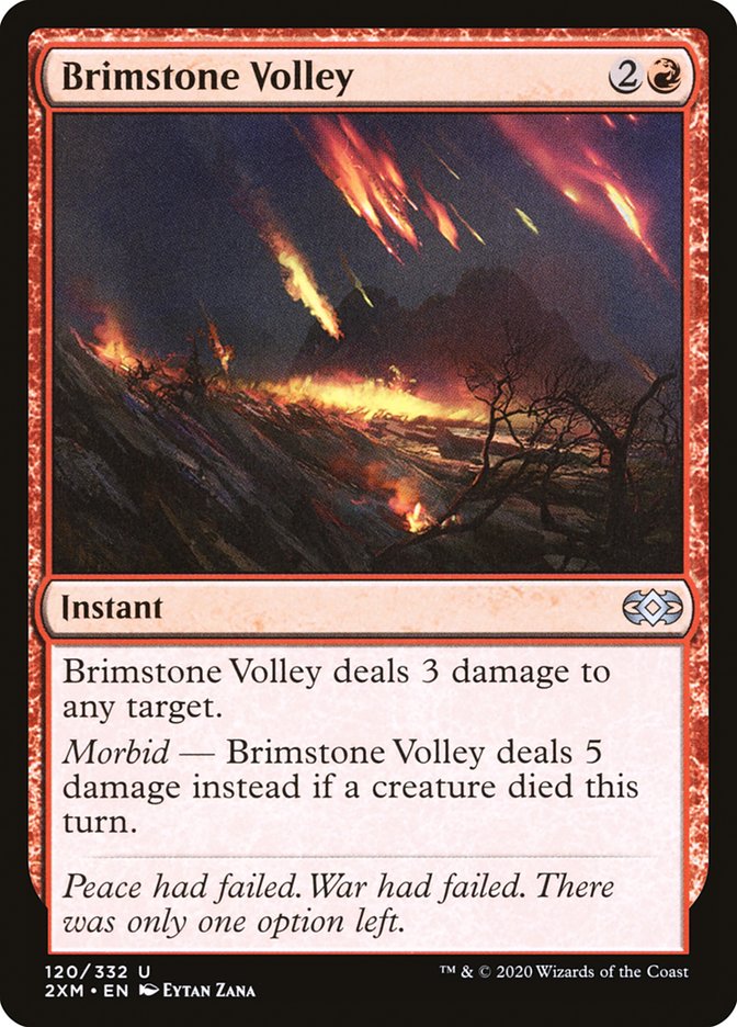 Brimstone Volley [Double Masters] | Mega City Incorporated