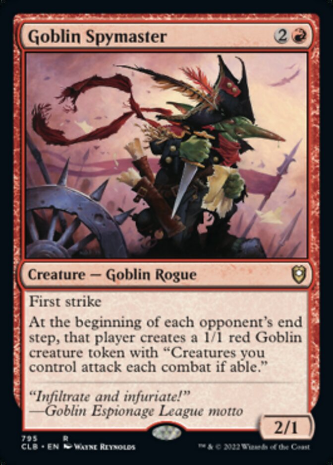 Goblin Spymaster [Commander Legends: Battle for Baldur's Gate] | Mega City Incorporated