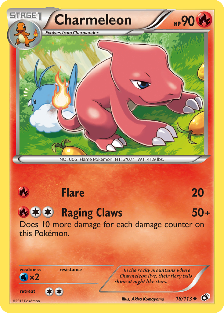 Charmeleon (18/113) [Black & White: Legendary Treasures] | Mega City Incorporated