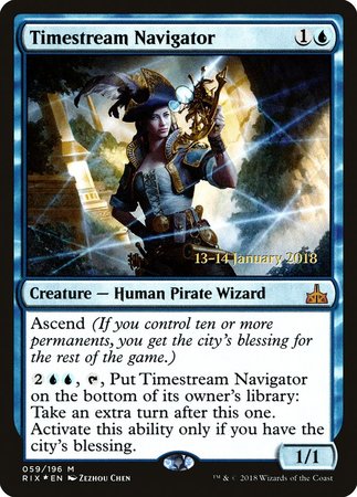 Timestream Navigator [Rivals of Ixalan Promos] | Mega City Incorporated