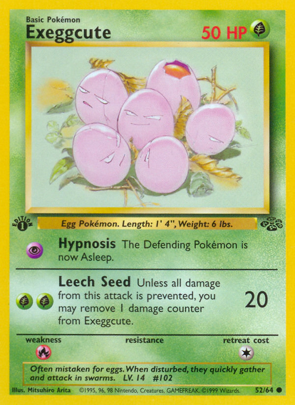 Exeggcute (52/64) [Jungle 1st Edition] | Mega City Incorporated