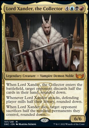 Lord Xander, the Collector (Promo Pack) [Streets of New Capenna Promos] | Mega City Incorporated