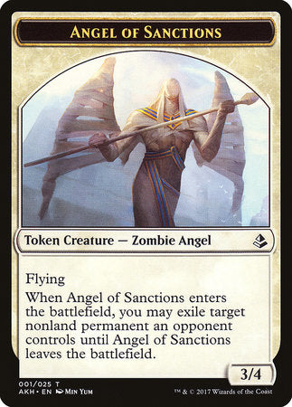 Angel of Sanctions Token [Amonkhet Tokens] | Mega City Incorporated