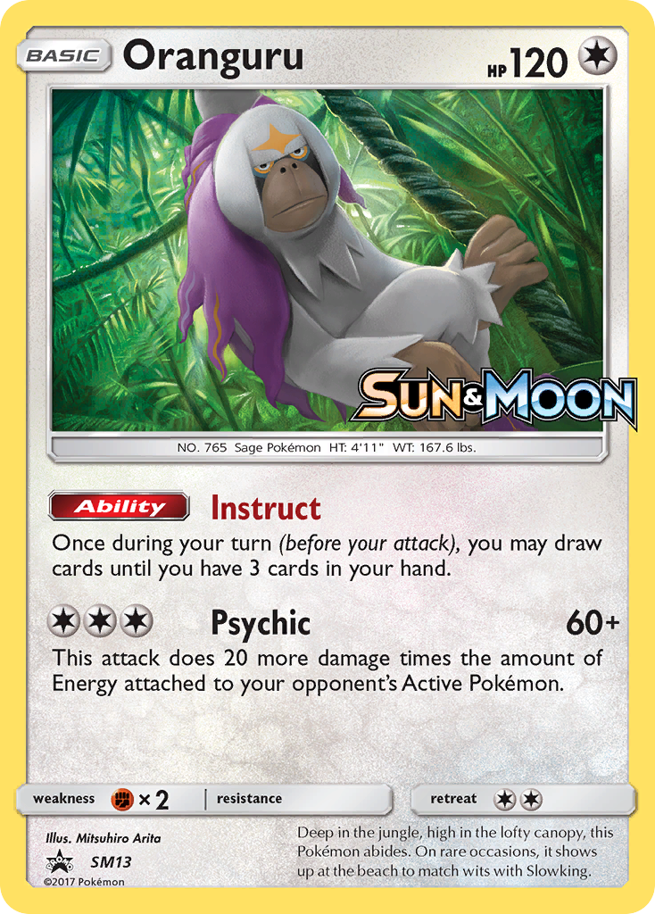 Oranguru (SM13) [Sun & Moon: Black Star Promos] | Mega City Incorporated