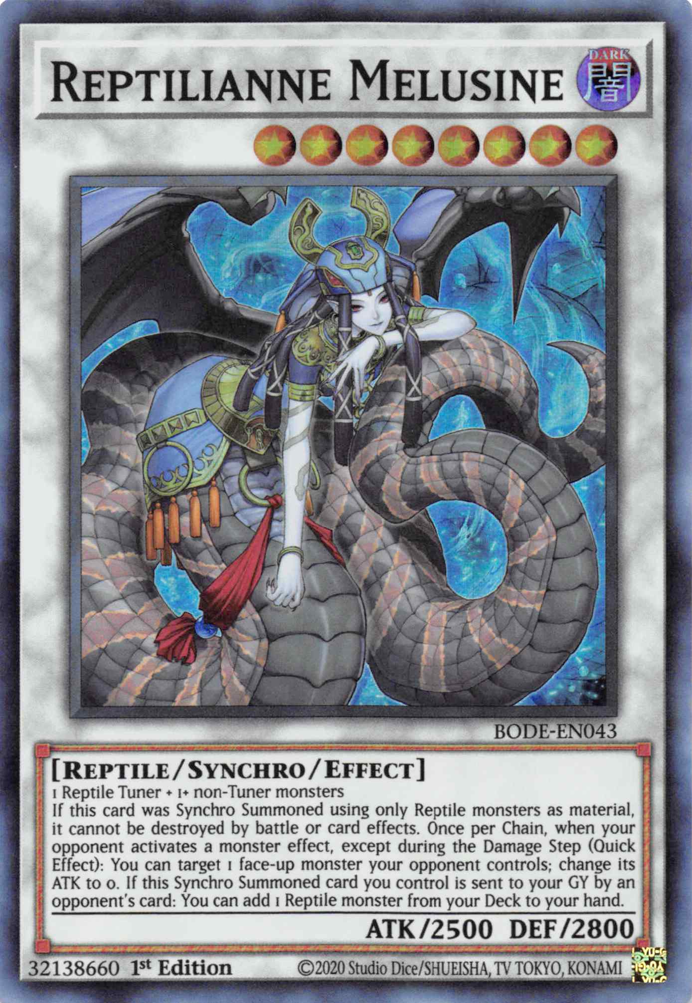 Reptilianne Melusine [BODE-EN043] Super Rare | Mega City Incorporated