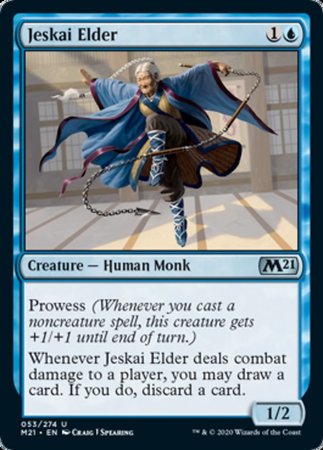 Jeskai Elder [Core Set 2021] | Mega City Incorporated