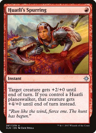 Huatli's Spurring [Ixalan] | Mega City Incorporated