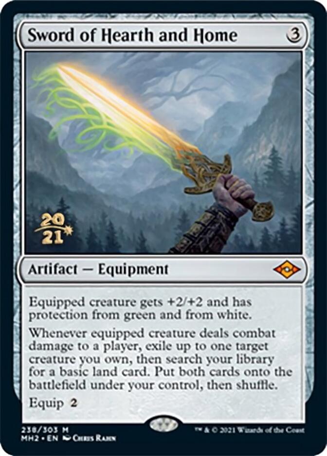 Sword of Hearth and Home [Modern Horizons 2 Prerelease Promos] | Mega City Incorporated