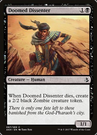 Doomed Dissenter [Amonkhet] | Mega City Incorporated