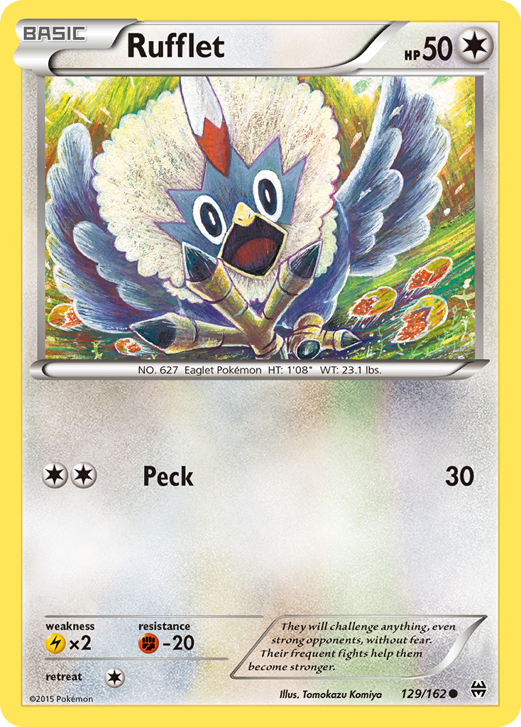 Rufflet (129/162) [XY: BREAKthrough] | Mega City Incorporated