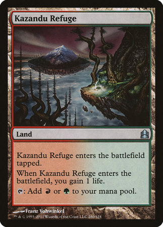 Kazandu Refuge [Commander 2011] | Mega City Incorporated