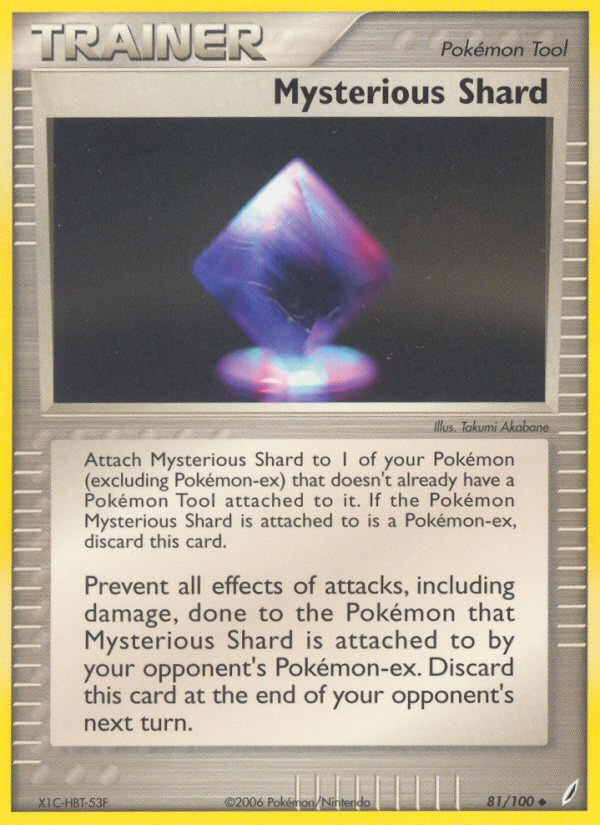 Mysterious Shard (81/100) [EX: Crystal Guardians] | Mega City Incorporated