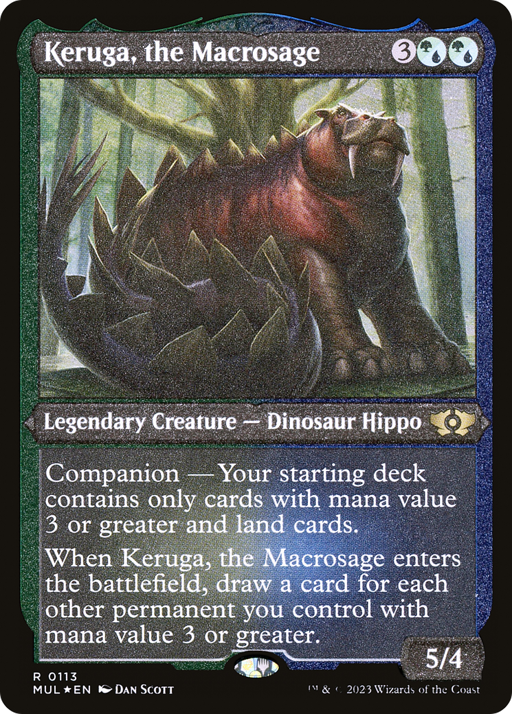 Keruga, the Macrosage (Foil Etched) [Multiverse Legends] | Mega City Incorporated