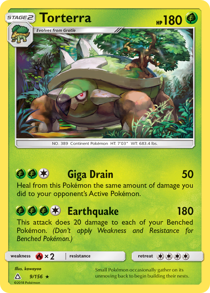 Torterra (9/156) [Sun & Moon: Ultra Prism] | Mega City Incorporated