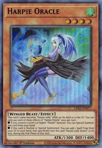 Harpie Oracle (Green) [LDS2-EN077] Ultra Rare | Mega City Incorporated