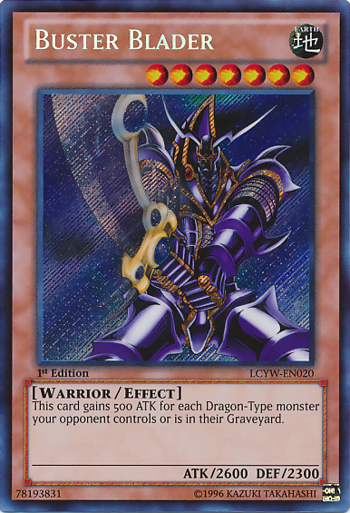 Buster Blader [LCYW-EN020] Secret Rare | Mega City Incorporated