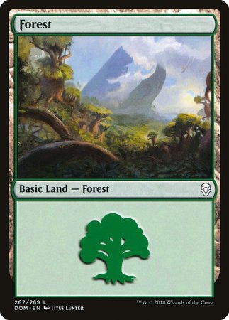 Forest (267) [Dominaria] | Mega City Incorporated