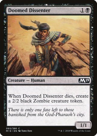 Doomed Dissenter [Core Set 2019] | Mega City Incorporated