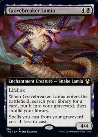 Gravebreaker Lamia (Extended Art) [Theros Beyond Death] | Mega City Incorporated