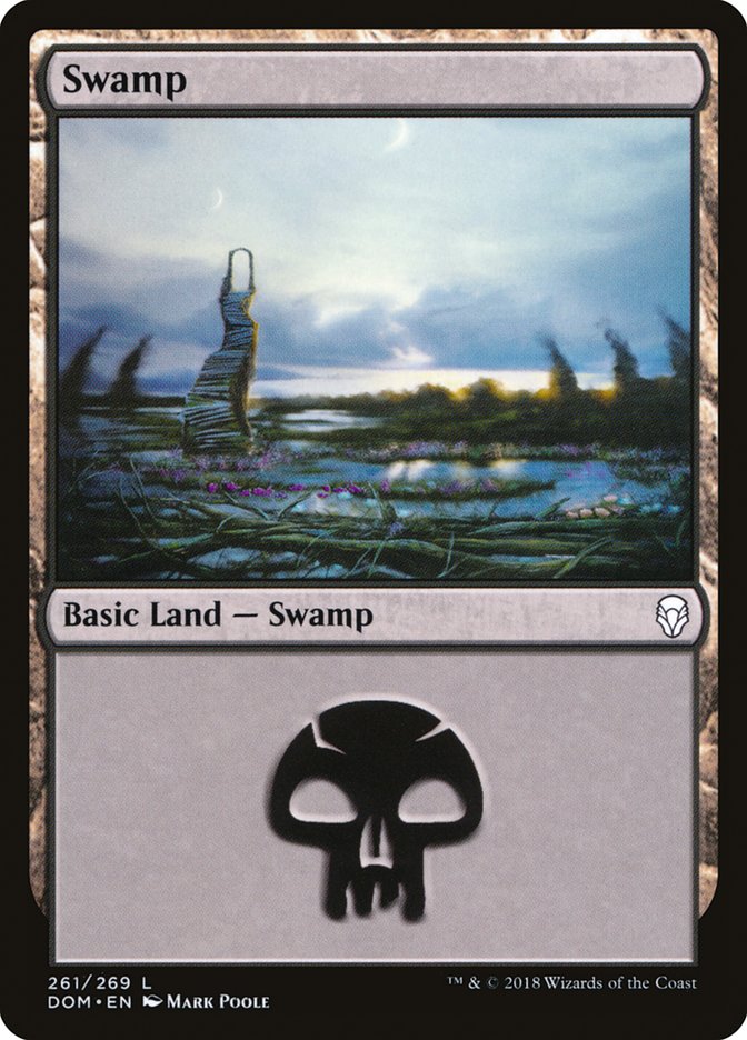 Swamp (261) [Dominaria] | Mega City Incorporated