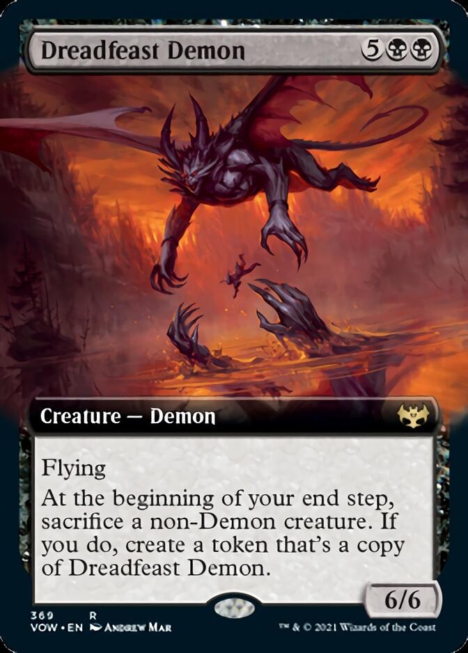 Dreadfeast Demon (Extended) [Innistrad: Crimson Vow] | Mega City Incorporated