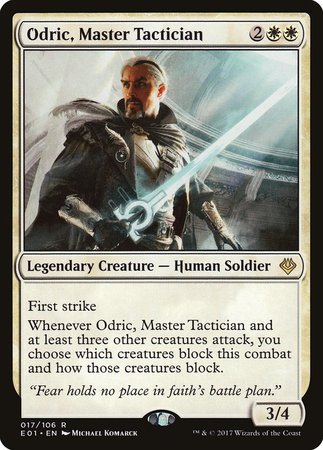 Odric, Master Tactician [Archenemy: Nicol Bolas] | Mega City Incorporated