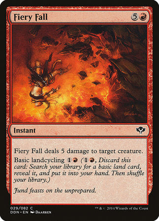 Fiery Fall [Duel Decks: Speed vs. Cunning] | Mega City Incorporated