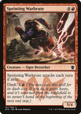 Sprinting Warbrute [Dragons of Tarkir] | Mega City Incorporated