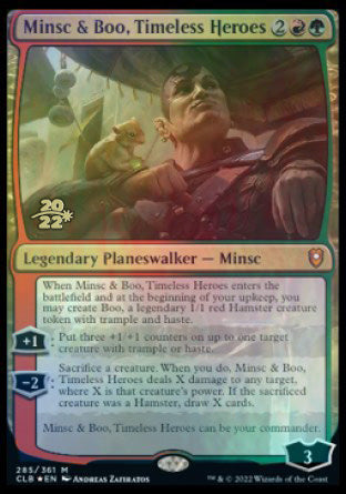 Minsc & Boo, Timeless Heroes [Commander Legends: Battle for Baldur's Gate Prerelease Promos] | Mega City Incorporated