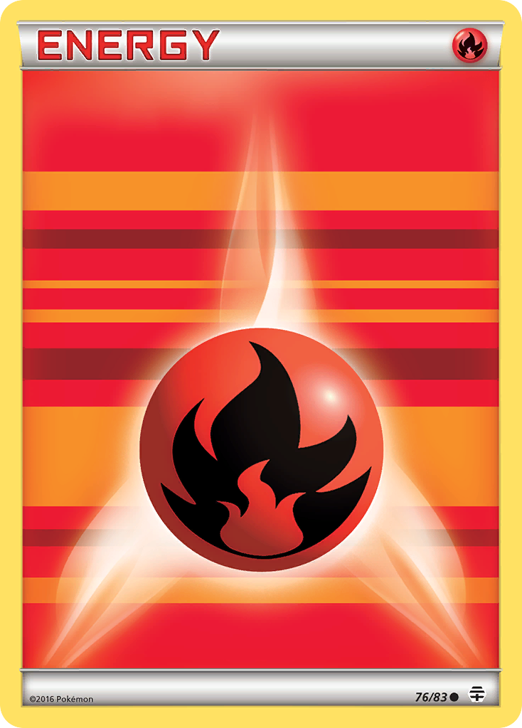 Fire Energy (76/83) [XY: Generations] | Mega City Incorporated