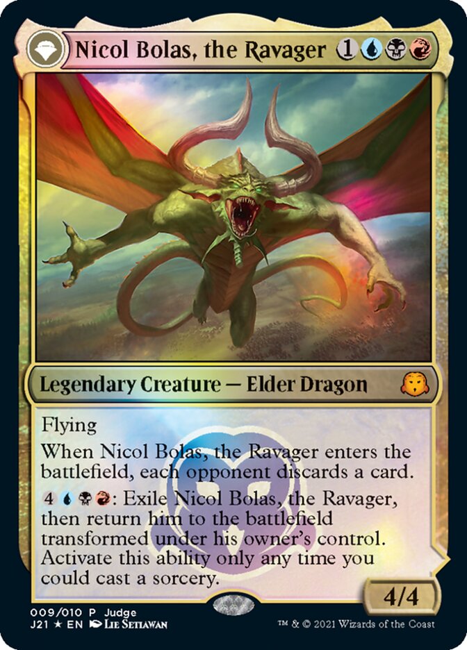 Nicol Bolas, the Ravager [Judge Gift Cards 2021] | Mega City Incorporated