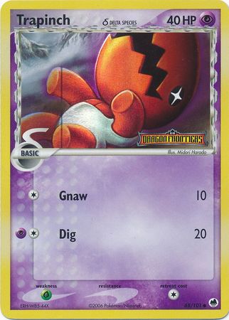 Trapinch (68/101) (Delta Species) (Stamped) [EX: Dragon Frontiers] | Mega City Incorporated