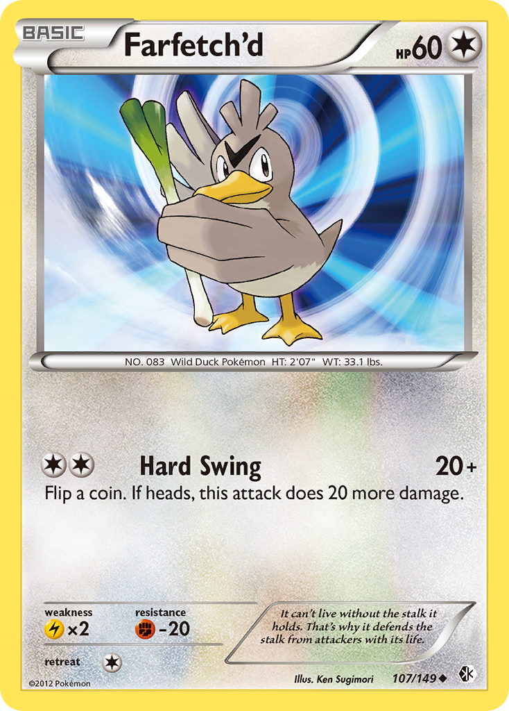 Farfetch'd (107/149) [Black & White: Boundaries Crossed] | Mega City Incorporated