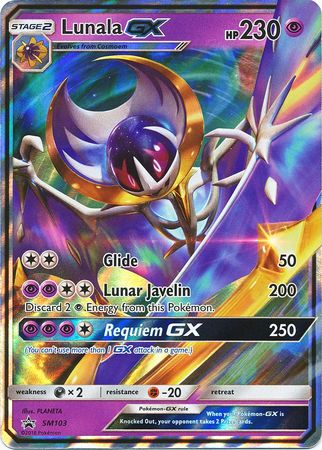 Lunala GX (SM103) (Jumbo Card) [Sun & Moon: Black Star Promos] | Mega City Incorporated