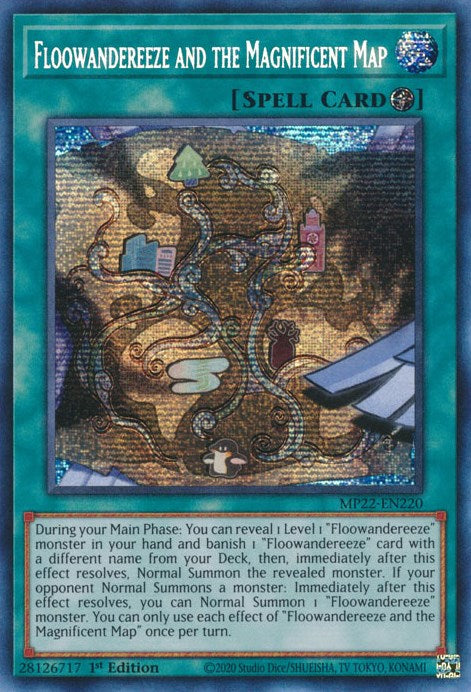 Floowandereeze and the Magnificent Map [MP22-EN220] Prismatic Secret Rare | Mega City Incorporated