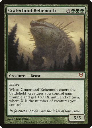 Craterhoof Behemoth [Avacyn Restored] | Mega City Incorporated