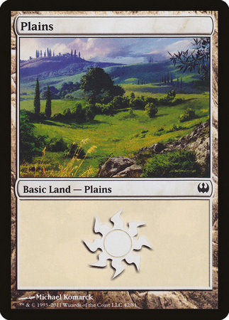 Plains (42) [Duel Decks: Knights vs. Dragons] | Mega City Incorporated