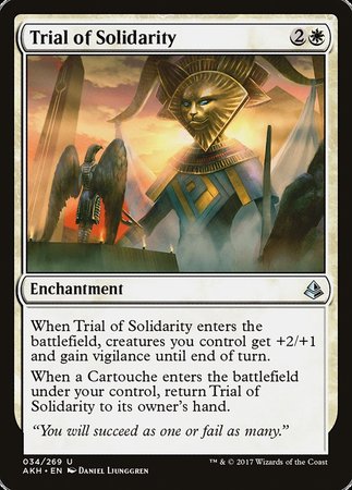 Trial of Solidarity [Amonkhet] | Mega City Incorporated