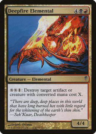 Deepfire Elemental [Coldsnap] | Mega City Incorporated