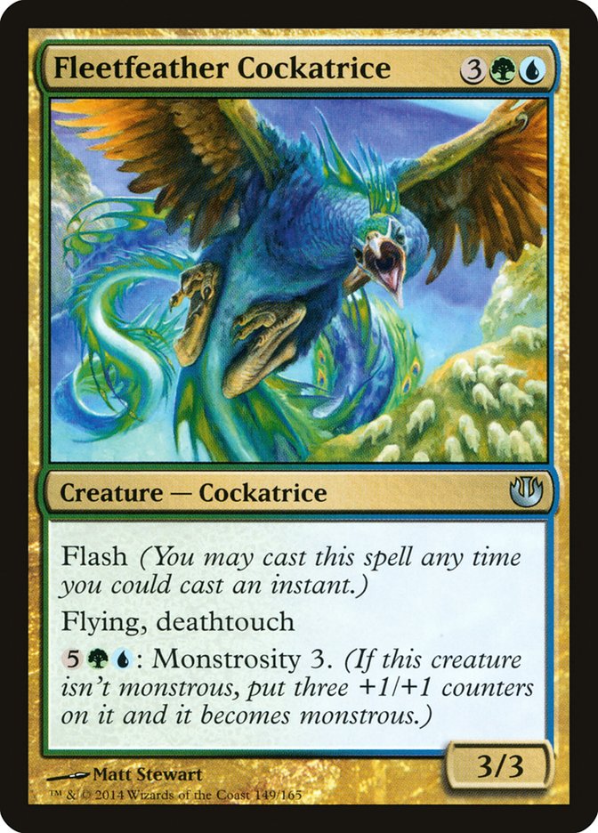 Fleetfeather Cockatrice [Journey into Nyx] | Mega City Incorporated