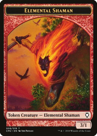 Elemental Shaman Token [Commander Anthology Volume II Tokens] | Mega City Incorporated