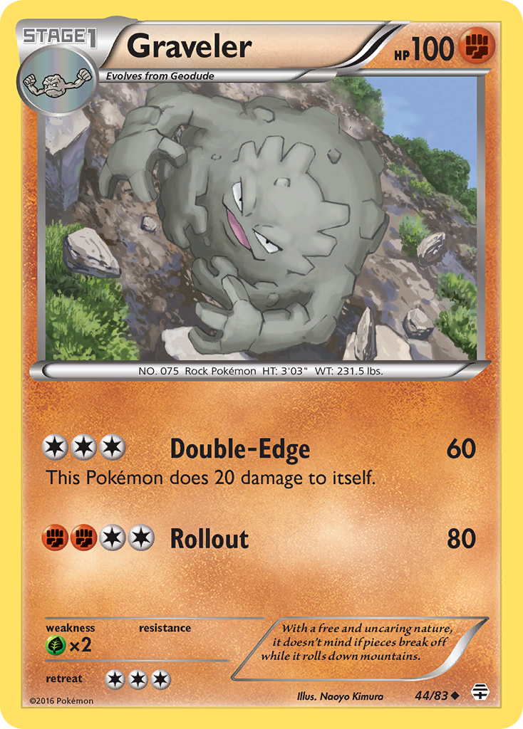 Graveler (44/83) [XY: Generations] | Mega City Incorporated