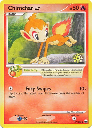 Chimchar (57/100) [Countdown Calendar Promos] | Mega City Incorporated