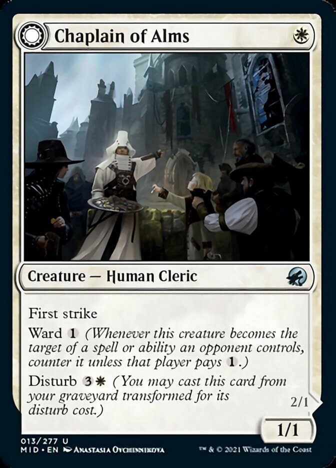 Chaplain of Alms // Chapel Shieldgeist [Innistrad: Midnight Hunt] | Mega City Incorporated