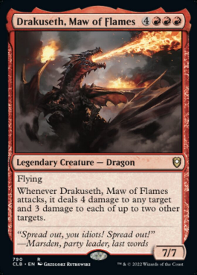 Drakuseth, Maw of Flames [Commander Legends: Battle for Baldur's Gate] | Mega City Incorporated