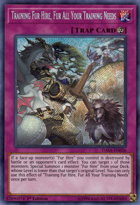 Training Fur Hire, Fur All Your Training Needs [DASA-EN026] Secret Rare | Mega City Incorporated