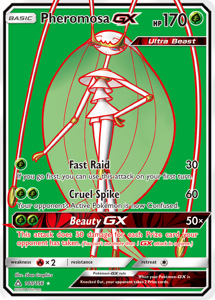 Pheromosa GX (140/156) [Sun & Moon: Ultra Prism] | Mega City Incorporated