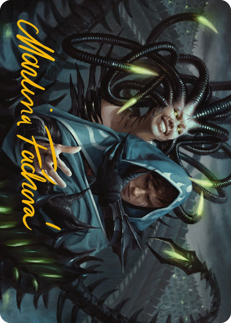 Phyrexian Arena Art Card (Gold-Stamped Signature) [Phyrexia: All Will Be One Art Series] | Mega City Incorporated